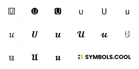u symbols|U Symbols Copy and Paste ⓤ ⒰ υ ṳ ṵ ṷ ṹ ṻ ụ ủ.